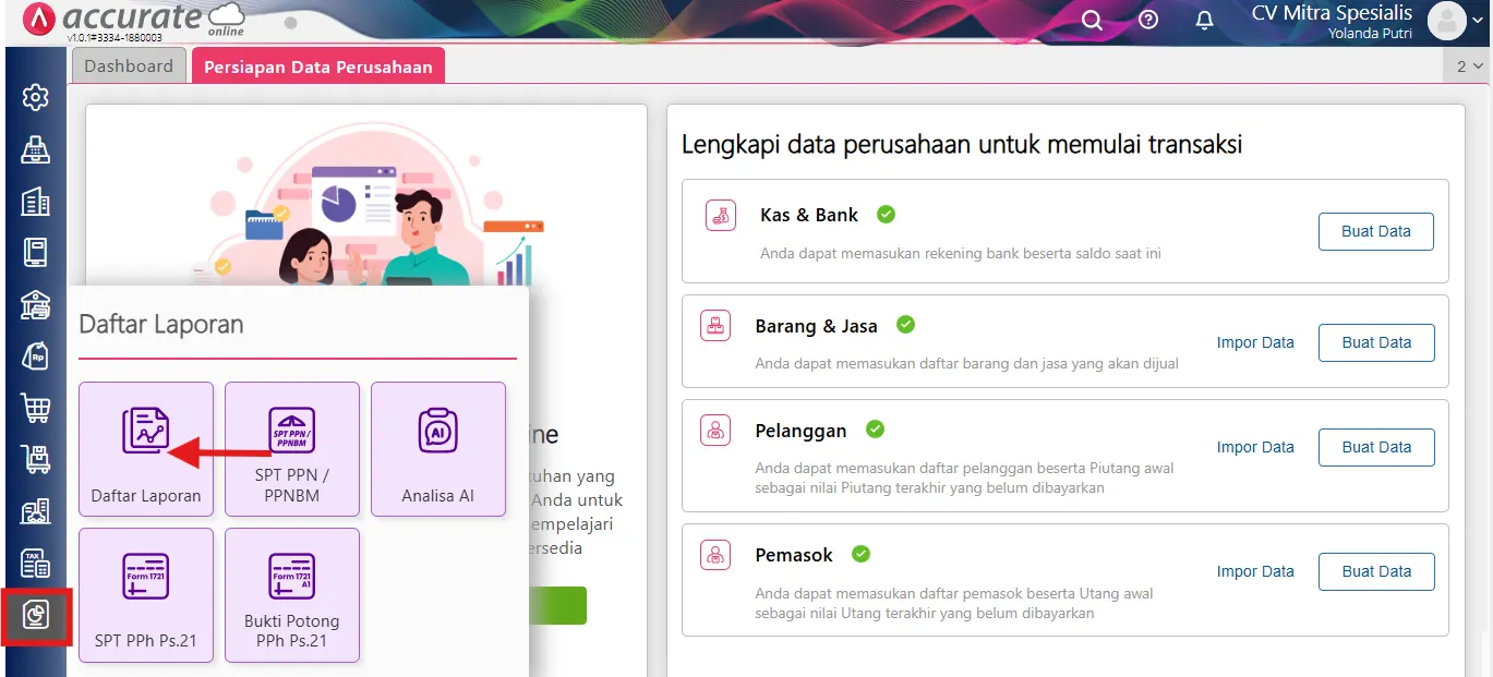 mencatat penjualan gift voucher
